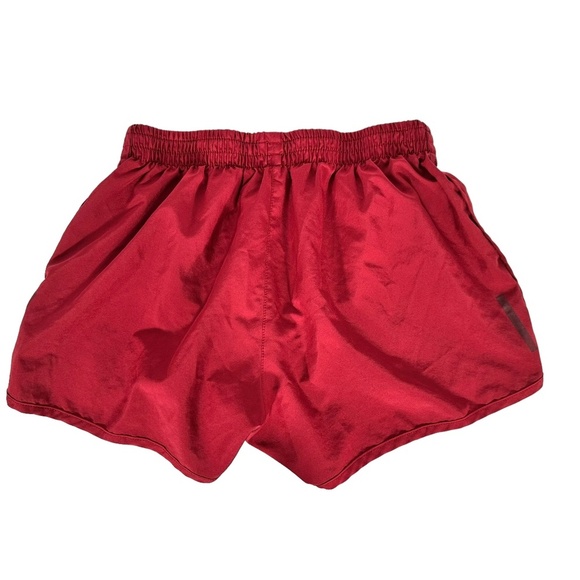 Women's | Adidas | Burgundy Running Aeroready Elastic Waist Shorts - XS - Picture 2 of 6